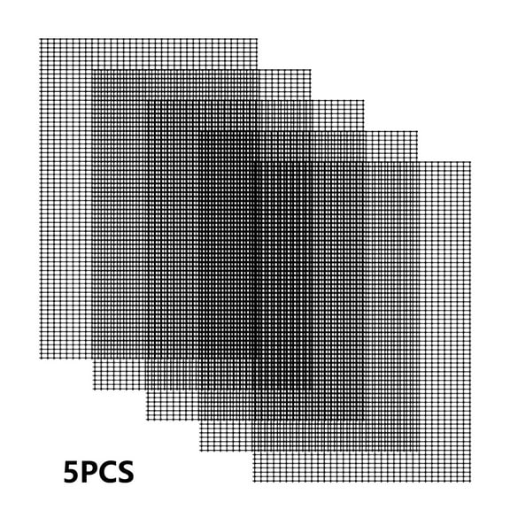 Orangide 5 Pack Rectangle Plant Drainage Mats Reusable Pot Base Liners for Garden Planters Waterflow Improvement Soils Barrier Indoor Outdoor Flower Box Pot Mesh Mat Set