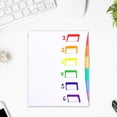 thumbnail image 1 of Orangide 6 Pocket Rainbow Accordion File Folder, A4 Size Paper Organizer with Elastic Buckle Closure, Colorful File Folder for Home Sch-ool Office, 1 of 6
