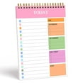 thumbnail image 1 of Orangide A5 Spiral Daily Planner Notebook High Color, 52 Pages Double-Sided, Portable Schedule Sticky Notes Book for Time Management Sch-ool Learning, 1 of 8