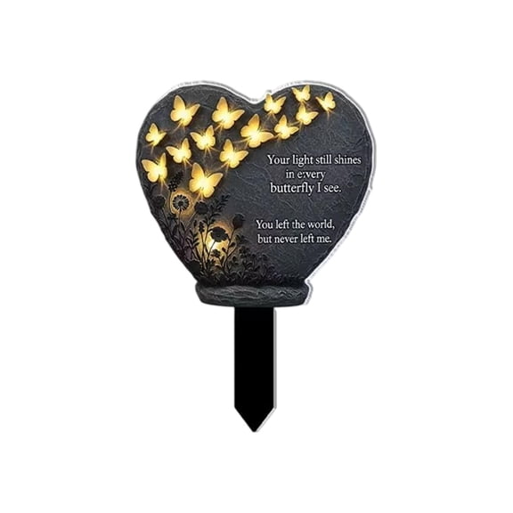 Orangide Acrylic Commemorative Plaques Set of 2 for Outdoor Garden Courtyard Decoration Lawn Signs Installation for Personalized Memorial Decor