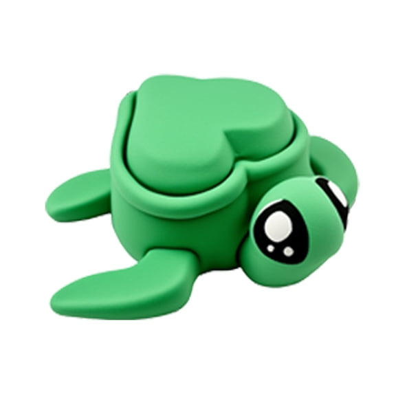 Orangide Articulated Turtle Heart Clicker Fidget - Sea Turtle Keychain Fidget Toy for Women, Stress Relief Keyboard Clicker, Cute Gift