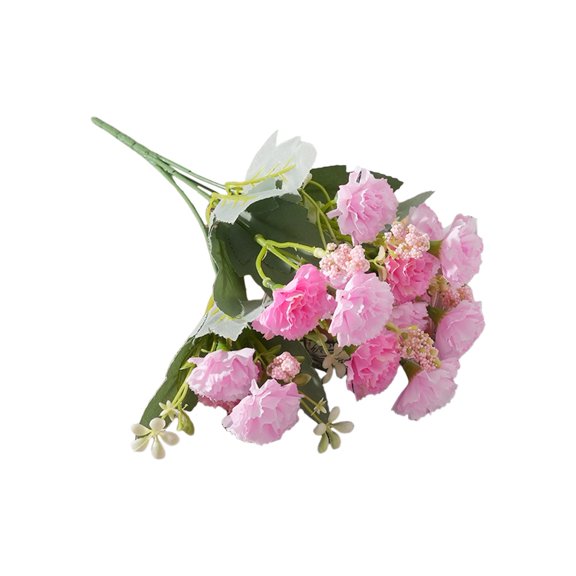 Orangide Artificial Carnations Silk Flowers Bouquet for Wedding Decor Living Room Centerpiece Home Floral Arrangement Perfect for DIY Projects