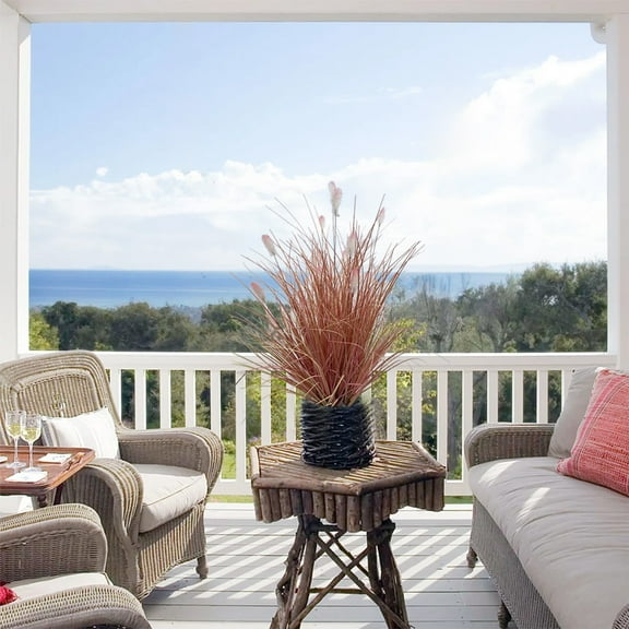 Orangide Artificial Foxtail Grass Plants 6-Pack, Realistic Fake Greenery for Indoor Outdoor Decor, Home Wedding Living Room Lobby Courtyard Decoration, Lifelike Simulation Plants