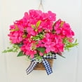 thumbnail image 1 of Orangide Artificial Spring Flower Wreath, Daisy Design Basket Wreath for Door Hanging, Floral Ring for Home Entryway Porch, Spring Holiday Festive Welcome Indoor Outdoor Decor, 1 of 8