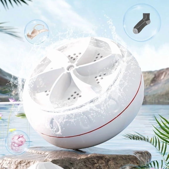 Orangide Automatic Fruit and Vegetable Purification Cleaning Mini Washing Machine, Portable Ultrasonic Washer for Travel or Small Loads, Easy to Use