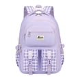 thumbnail image 1 of Orangide Back to School Backpack Plaid Print Waterproof Nylon Large Capacity Multi-Pocket Bookbag for Girls, Boys, Students, Elementary and Middle School, 1 of 6
