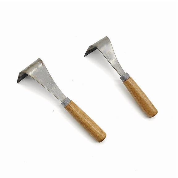 Orangide Bark Peeler Tool Metal Debarking Tool for Log Peeling and Tree Bark Removal, Wood Handle Bark Stripper for DIY Woodworking Camping and Outdoor Use