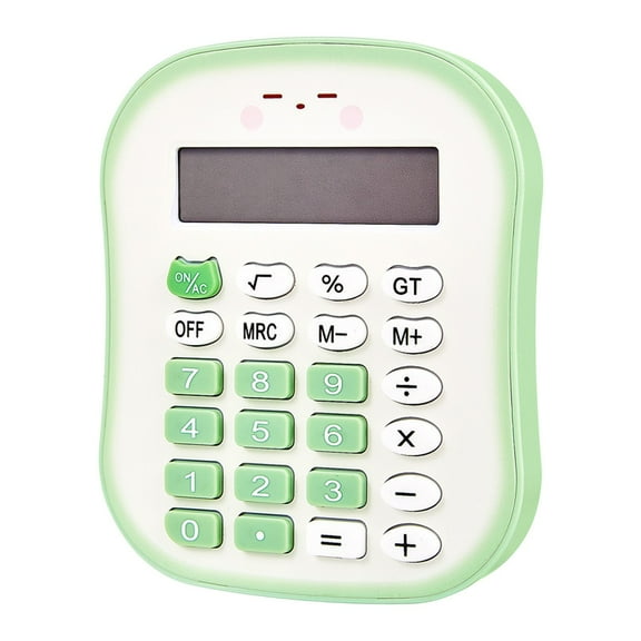 Orangide Basic Calculator, 12 Digit Large Display Desktop Calculator, Silent Button Candy Color Calculator for Office Home Sch-ool