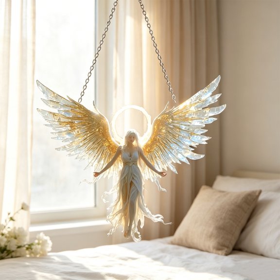 Orangide Bohemian Dreamcatcher Wall Hanging for Doors Windows Balcony Garden Home Decor Handmade Macrame Feather Boho Chic Stylish