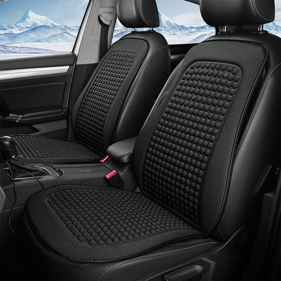 Orangide Car Seat Cushion with Backrest Integrated, Ventilated Gel Cooling Pad for Summer, Breathable All-Season Car Seat Cover for All Vehicles