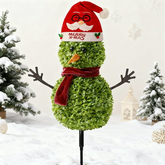 Orangide Christmas Snowman Ground Decoration Outdoor Yard Lawn Holiday Decor for Winter Season Festive Display