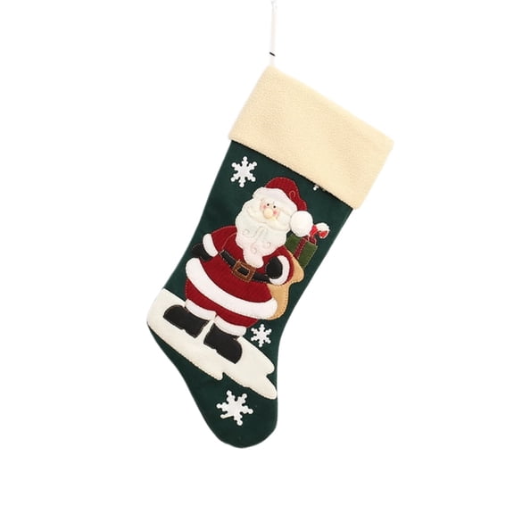 Orangide Christmas Stocking Gift Bags Hanging Sock Ornament Reusable Present Pouch for Holiday Parties Festive Gift Packaging for Everyone