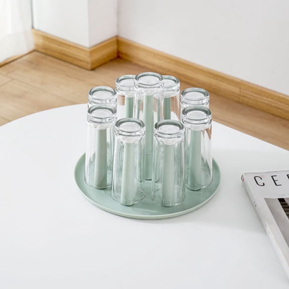 Orangide Countertop Cup Drying Rack Storage Organizer for Draining Water Mugs Glasses Kitchen Sink Dish Drainer Holder Silverware