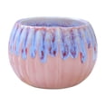 thumbnail image 1 of YingYouFu Ceramic Pumpkin Planter, Cream Color Round Flower Pot with Drainage, Small Vase, Colorful Glaze Gardening Decor,, 1 of 6