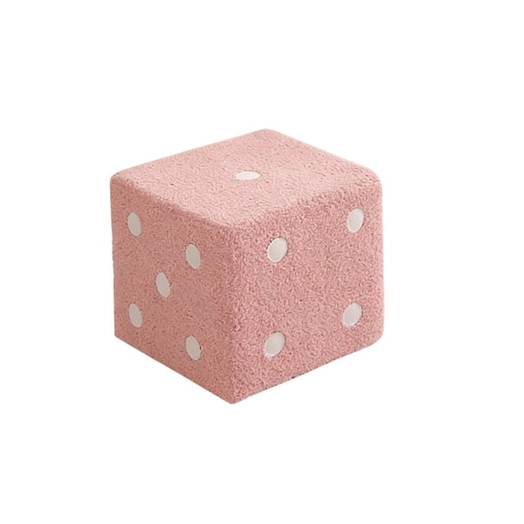Orangide Cube Stool With Dice Pattern Upholstered Ottoman Seat Shoe Bench For Entryway Living Room Sofa Stool Children's Step Stool