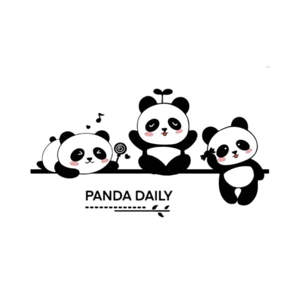 Orangide Cute Panda Window Clings Adhesive Wall Stickers Removable Glass Door Decals for Home Shop Window or Mall Display Decoration