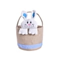 thumbnail image 1 of Orangide DIY Easter Bunny Basket, Decorative Easter Basket for Kids, Handmade Rabbit Basket for Easter Egg Hunt, Spring Holiday Party Favor, 1 of 6