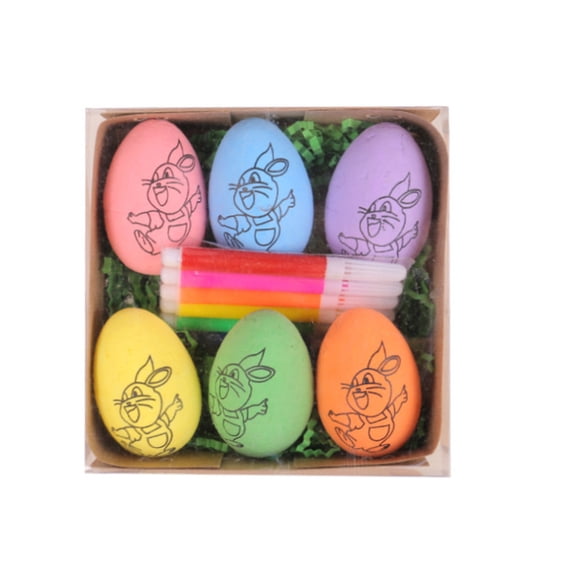 Orangide Easter DIY Hand Painted Egg Kit 2026 Cartoon Bunny Art Craft Set for Kids Children's Spring Holiday Activity Party Favor Gift