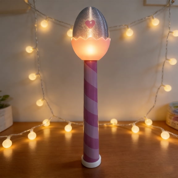 Orangide Easter Egg Wand LED Light Up Egg Wand, Spring Holiday Party Gift for Children Adults, Home Table Decor Easter Bunny Themed Festive Fun