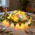 thumbnail image 1 of Orangide Easter String Lights 59 Inch Pastel Egg Lights Shatterproof with Timer, Indoor Outdoor Decorations Egg Light String for Party Garden Home Spring Themed Tree Easter Decor, 1 of 8