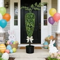 thumbnail image 1 of Orangide Easter Topiary Artificial Boxwood Potted Plant Ornament For Holiday Spring Decor Home Garden Table Mantel Porch Indoor Outdoor Display (Carrot), 1 of 8