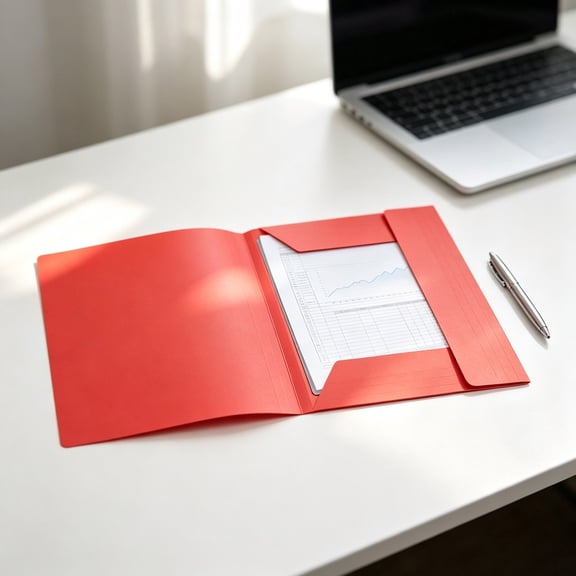 Orangide Elastic Document Folder A4 Expanding File Holder with Drawstring Cord for Office School Supplies Paper Receipt Storage