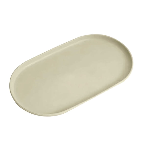 Orangide Elliptical Serving Tray, Snack Tray for Home Decor, Dessert Jewelry Organizer, Coffee Table Catchall Plate for Living Room