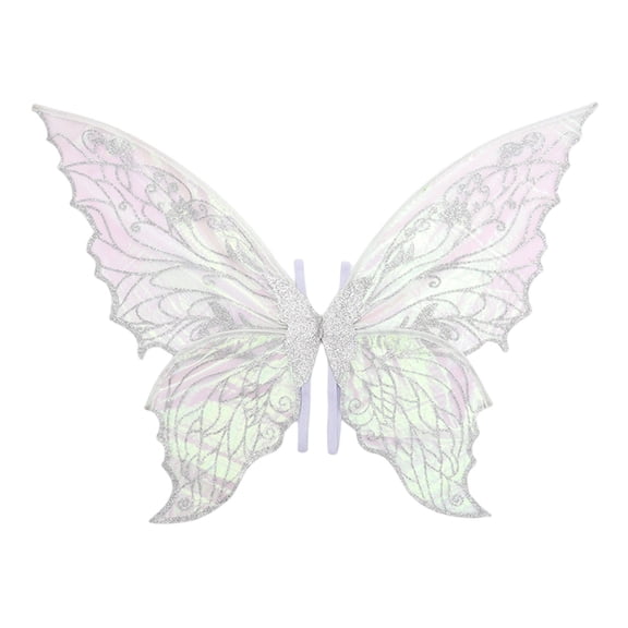 Orangide Fairy Wings Halloween Party Dress Up Prop Simulate Butterfly Wings for Masquerade Glittery and Colorful Perfect for Fairy Theme Party
