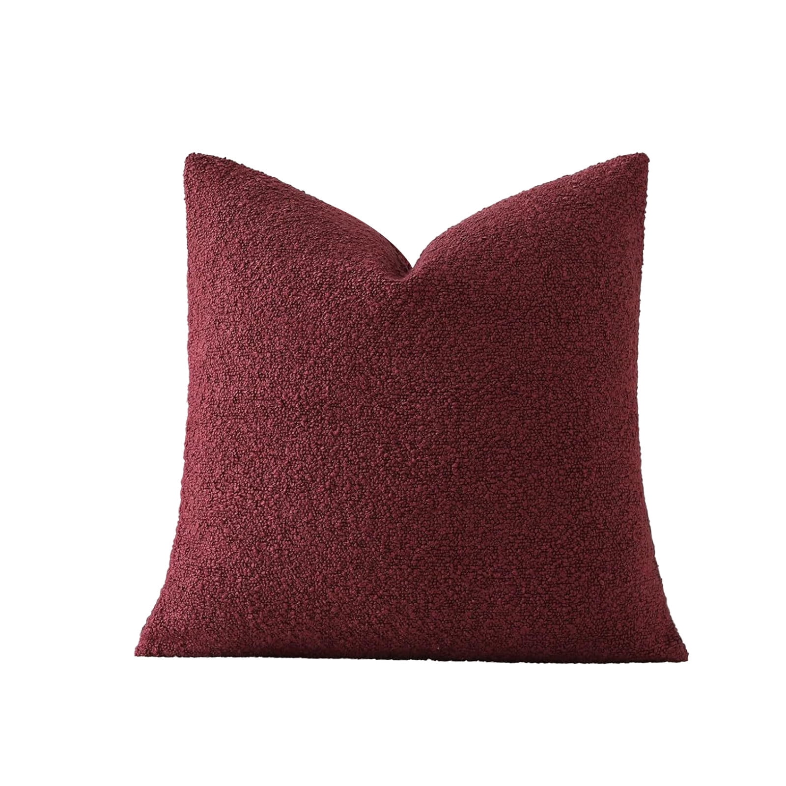 Orangide Faux Fur Pillow Cover 18x18 In Thick Imitation Lamb Teddy ...