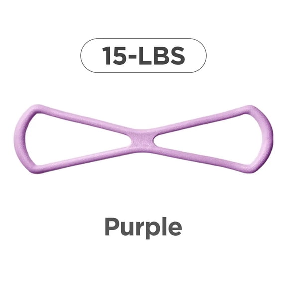 Orangide Figure 8 Resistance Bands for Women TPE Material Exercise Bands for Back Workout Strength Training Home Gym