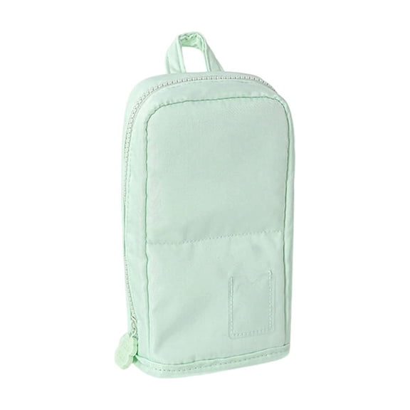 Orangide Foldable Standing Pencil Case Large Capacity Pen Pouch with Phone Stand - Multi Compartment Organizer for School Office Students Adults - Space Saving Design