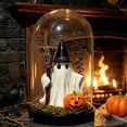 thumbnail image 1 of Orangide Halloween Decor Ghost Night Lamp Creative Spooky Glass Cover Small Night Light Battery Operated Funny Scary Atmosphere for Tabletop, 1 of 7
