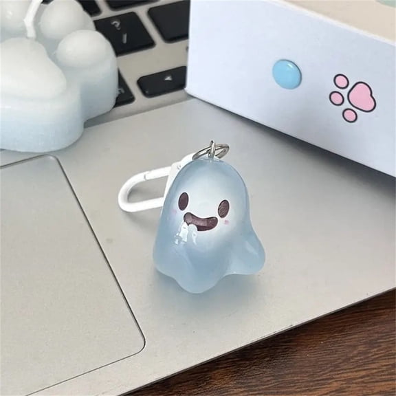 Orangide Halloween Decorations Mini Luminous Ghost Figurines - Assorted Spooky Resin Ghost Figures for Garden Decor Cake Topper Glow in Dark
