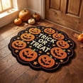 thumbnail image 1 of Orangide Halloween Door Mat Indoor Outdoor Welcome Rug with Ghost and Spiders Non-slip Entryway Mat for Front Porch Patio Home Fall Decoration, 1 of 7