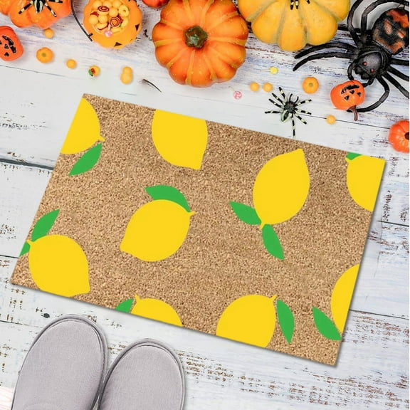 Orangide Halloween Entrance Door Floor Mat,Halloween Floor Mat with Terrifying Theme,Skull And Print Decoration,Living Room Festive Decoration Mat,Bathroom Non-slip Mats