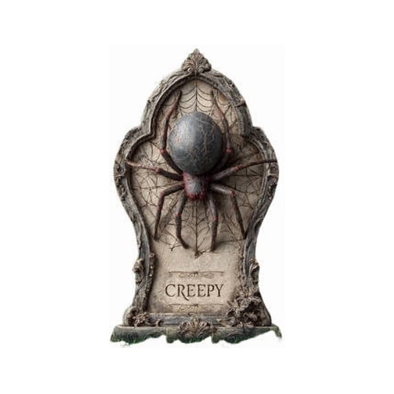 Orangide Halloween Garden Sign Outdoor Courtyard Cemetery Tombstone Spooky Yard Decoration Lawn Ornament for Fall Holiday Party Haunted Display