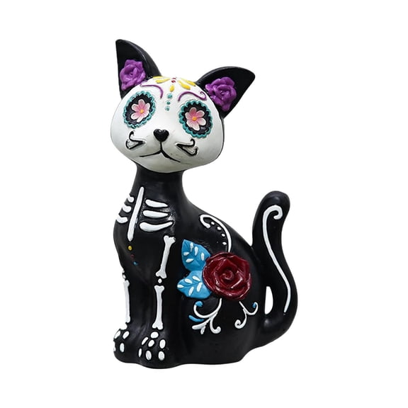 Orangide Halloween Spooky Dead Dog and Cat Statue Creepy Animal Figure for Outdoor Yard Garden Fall Decor Porch Patio Lawn Party Supplies Halloween Decorations