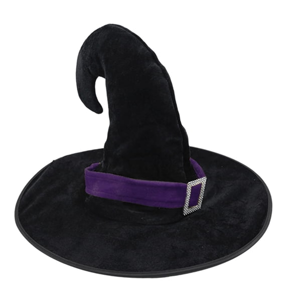 Orangide Halloween Witch Hat for Party Carnivals Dress Up Accessory, Adjustable One Size Fits Most Adults, Fun Prop for Themed Events