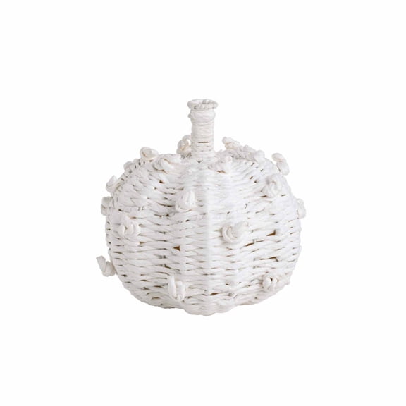 Orangide Hand Woven Rattan Pumpkins Wicker Pumpkin Tabletop Ornaments Fall Thanksgiving Tiered Tray Decor for Home Kitchen