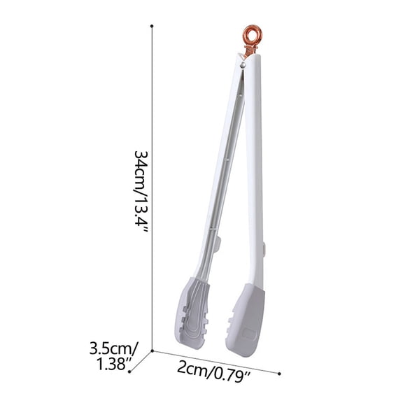 Orangide High Temperature Food Clip for Kitchen, Steak and Frying Clip Heat Resistant, Heavy Duty Tongs for Vegetables and Scald Protection