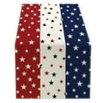 thumbnail image 1 of Orangide Independence Day Table Runners Patriotism 4th Of July Decorations Holiday Tablecloths Star Red White And Blue for Kitchen Home Dining 13x72 Inch, 1 of 6