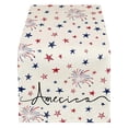thumbnail image 1 of Orangide Independence Day Table Runners Patriotism 4th Of July Decorations Holiday Tablecloths Star Red White And Blue for Kitchen Home Dining 13x72 Inch, 1 of 6
