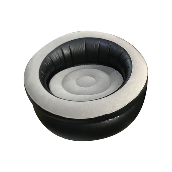 Orangide Inflatable Lazy Sofa for Home, Portable Foldable Air Sofa with Flocking, Outdoor Camping Recliner, No Pump Needed Quick Inflation