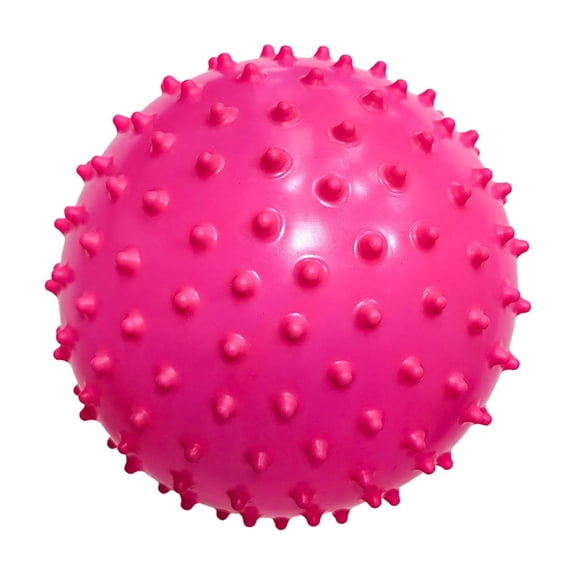 Orangide Inflatable Sensory Ball Thick PVC Bumpy Massage Ball, Portable Water Play Beach Ball for Pool Bath Kids Outdoor Fun, Stress Relief Toy with Textured Spikes