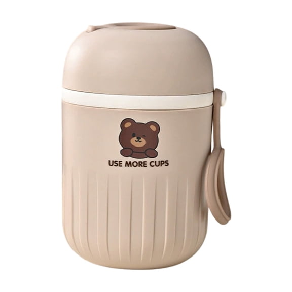 Orangide Insulated Cup Small Capacity with Popping Lid, Double Wall Insulation for Hot and Cold Drinks, Portable Breakfast Cup for Students and Adults, Leak Proof