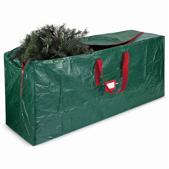 Orangide Large Christmas Tree Storage Bag - Fits 7.5 Ft Artificial Trees - Plastic, Waterproof Christmas Tree Bag For Storage Box For Xmas - Strong, Durable Handles - Label Card Slot