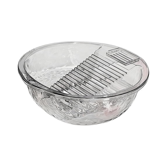 Orangide Large Laundry Basin with Built-in Washboard, Heavy Duty Washing Tub for Clothes, Household Cleaning Bucket, Portable Wash Basin