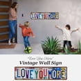 thumbnail image 1 of Orangide Love You More Wall Art, Vintage Style Home Decor with Inspirational Quote for Romantic Living Room Bedroom, Anniversary Wedding Gift and Happiness Wall Hanging, 1 of 7