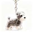 thumbnail image 1 of Orangide Pet Hair Keychain Dog Memorial Keepsake Clear Puppy Shaped Capsule Container for Fur Storage Pendant Gift for Dog Lovers, 1 of 9