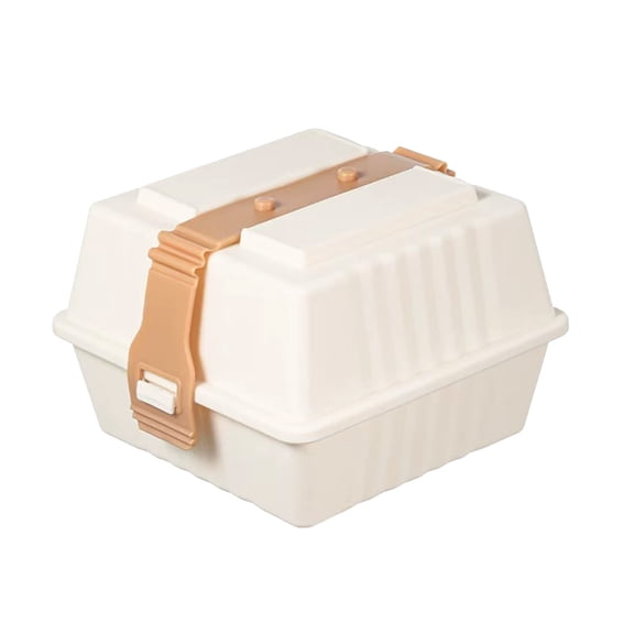 Orangide Portable Bento Boxes Set of 2 Pressure Proof Microwave Safe, Large Capacity for Cake Hamburger, Picnic Lunch Containers